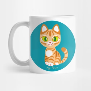 Kawaii Orange Tabby Cat Mug